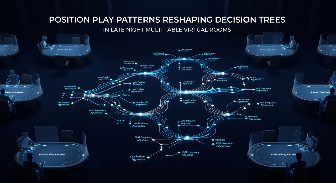 Grafiek van beslissingsboom aanpassingen in late-night poker